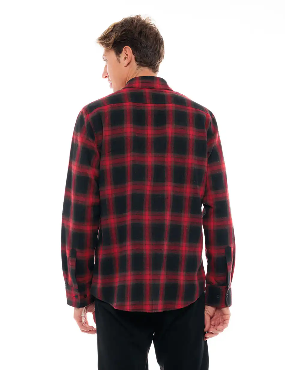 Splendid fashion ανδρικό πουκάμισο 48-203-002 RED CHECK