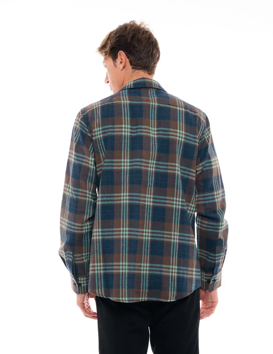 Splendid fashion ανδρικό πουκάμισο 48-203-002 NAVY CHECK