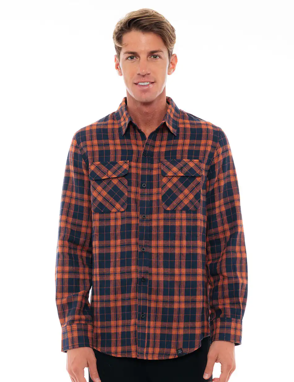 Biston fashion ανδρικό πουκάμισο 48-203-006 CAMEL CHECK