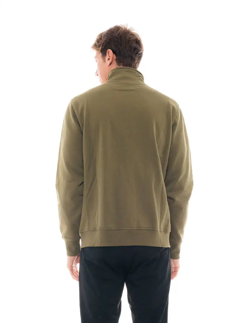 Splendid fashion ανδρική φούτερ ζακέτα με τύπωμα 48-206-008 KHAKI