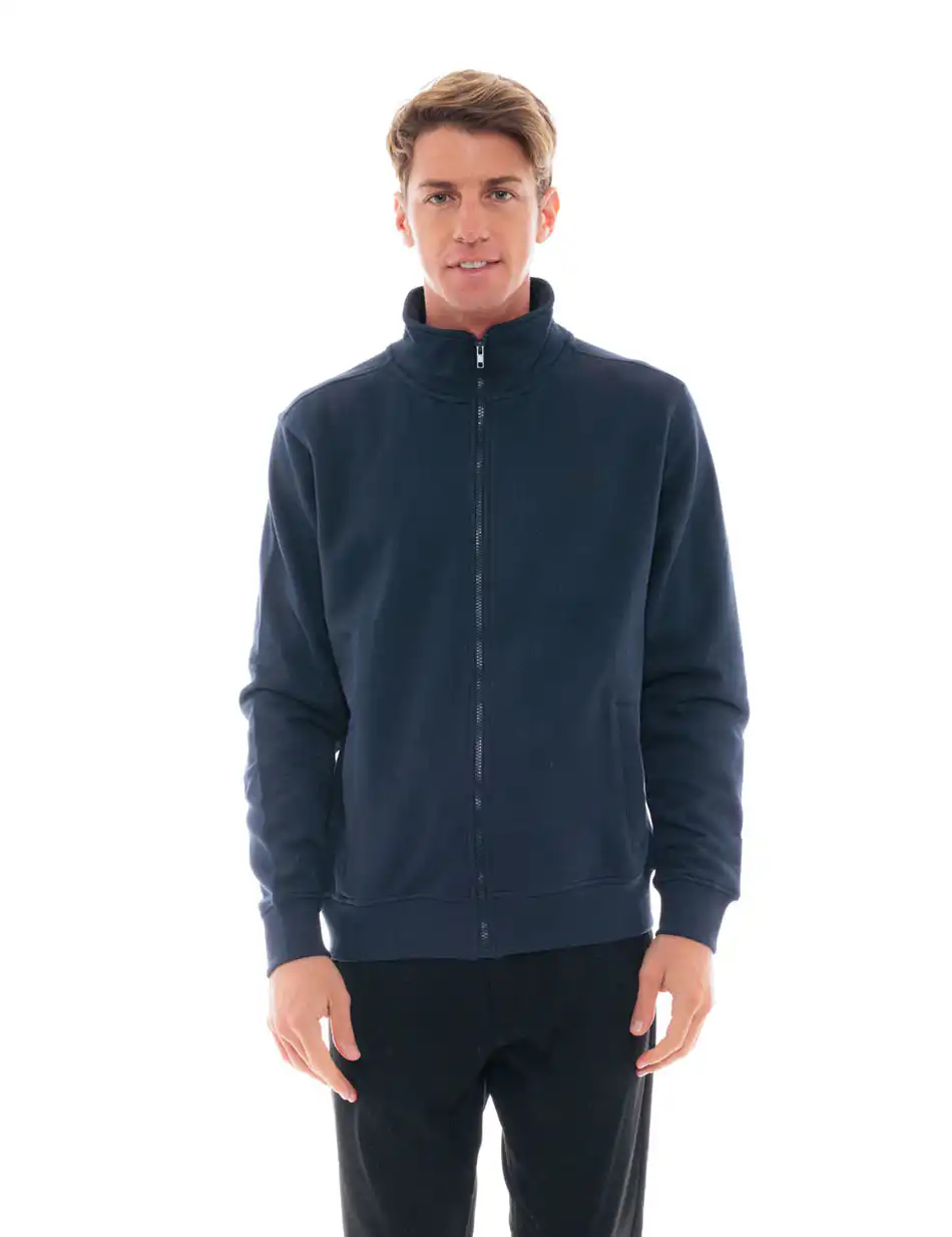 Splendid fashion ανδρική φούτερ ζακέτα με τύπωμα 48-206-008 NAVY