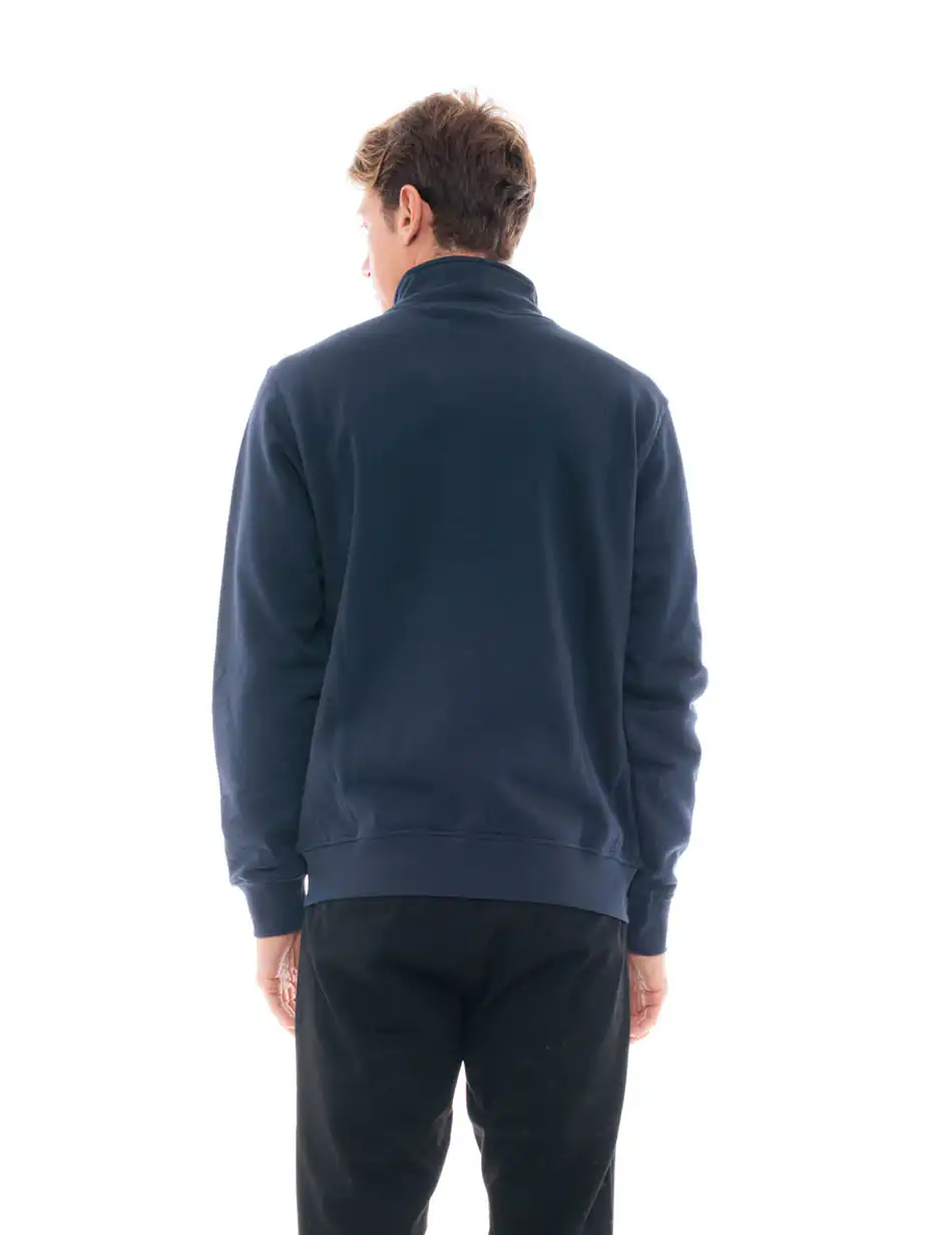 Splendid fashion ανδρική φούτερ ζακέτα με τύπωμα 48-206-008 NAVY