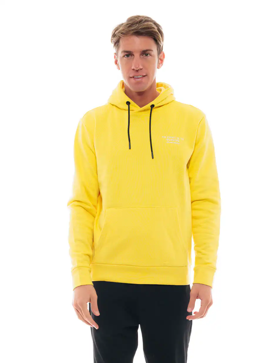 Splendid fashion ανδρική μπλούζα με ψηλό γιακά 48-206-052 YELLOW