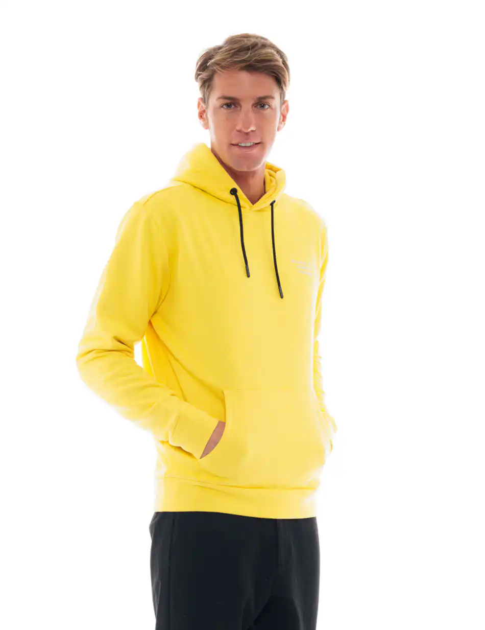 Splendid fashion ανδρική μπλούζα με ψηλό γιακά 48-206-052 YELLOW