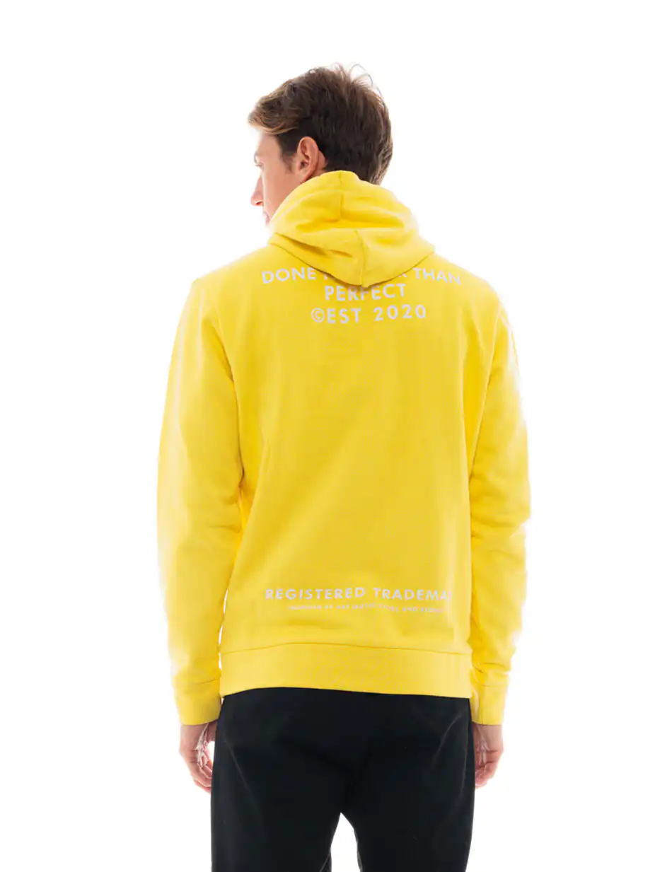 Splendid fashion ανδρική μπλούζα με ψηλό γιακά 48-206-052 YELLOW
