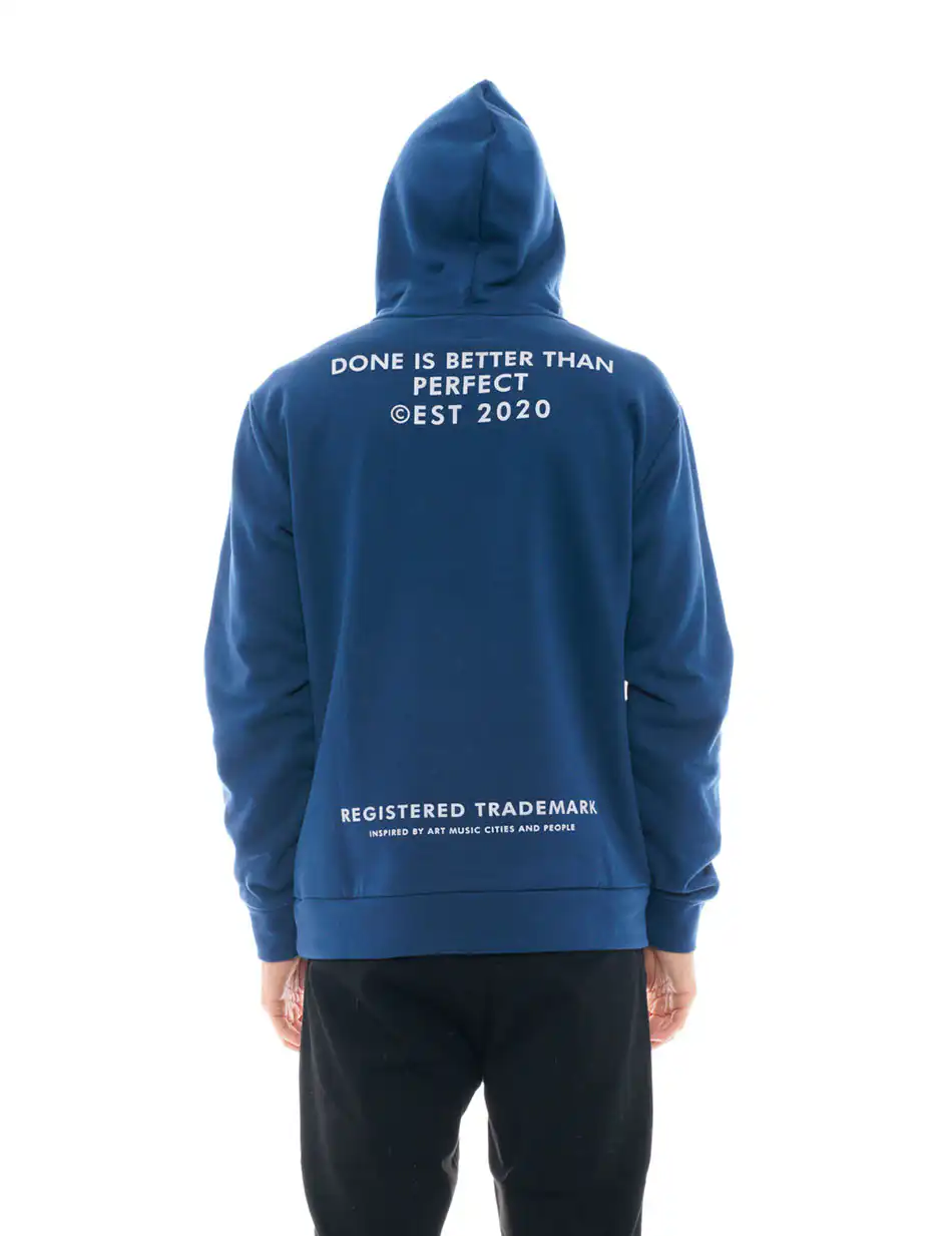 Splendid fashion ανδρική μπλούζα με ψηλό γιακά 48-206-052 INDIGO