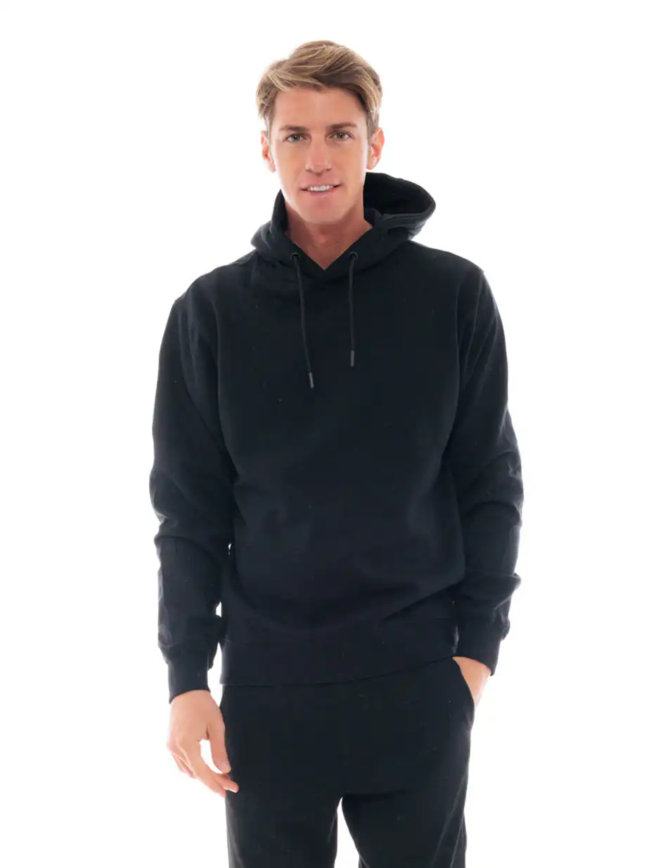 Splendid fashion ανδρική μπλούζα με ψηλό γιακά 48-206-053 BLACK