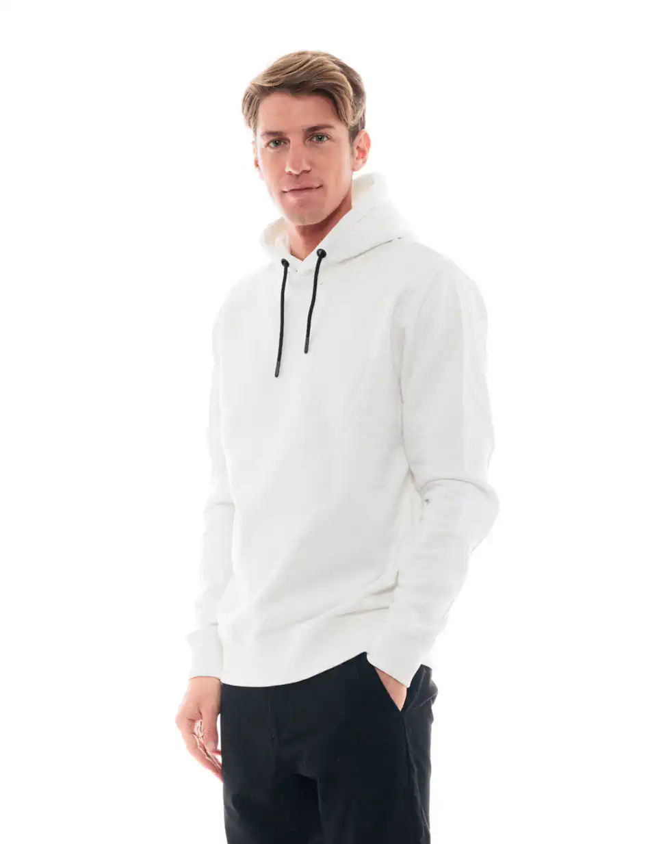 Splendid fashion ανδρική μπλούζα με ψηλό γιακά 48-206-053 OFF WHITE