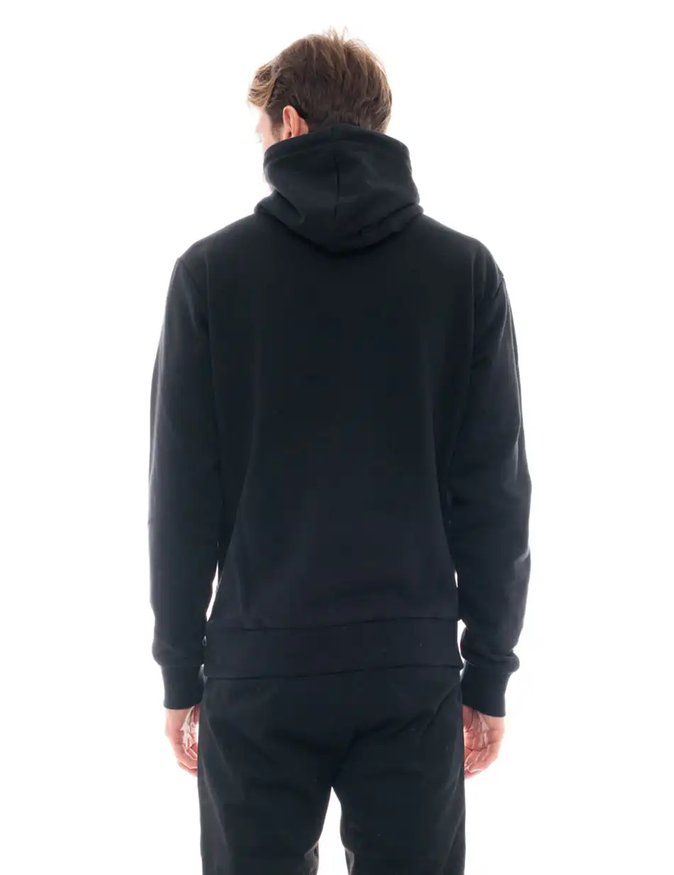 Biston fashion ανδρική μπλούζα με ψηλό γιακά 48-206-054 BLACK