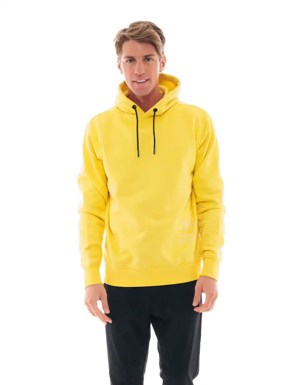 Biston fashion ανδρική μπλούζα με ψηλό γιακά 48-206-055 YELLOW