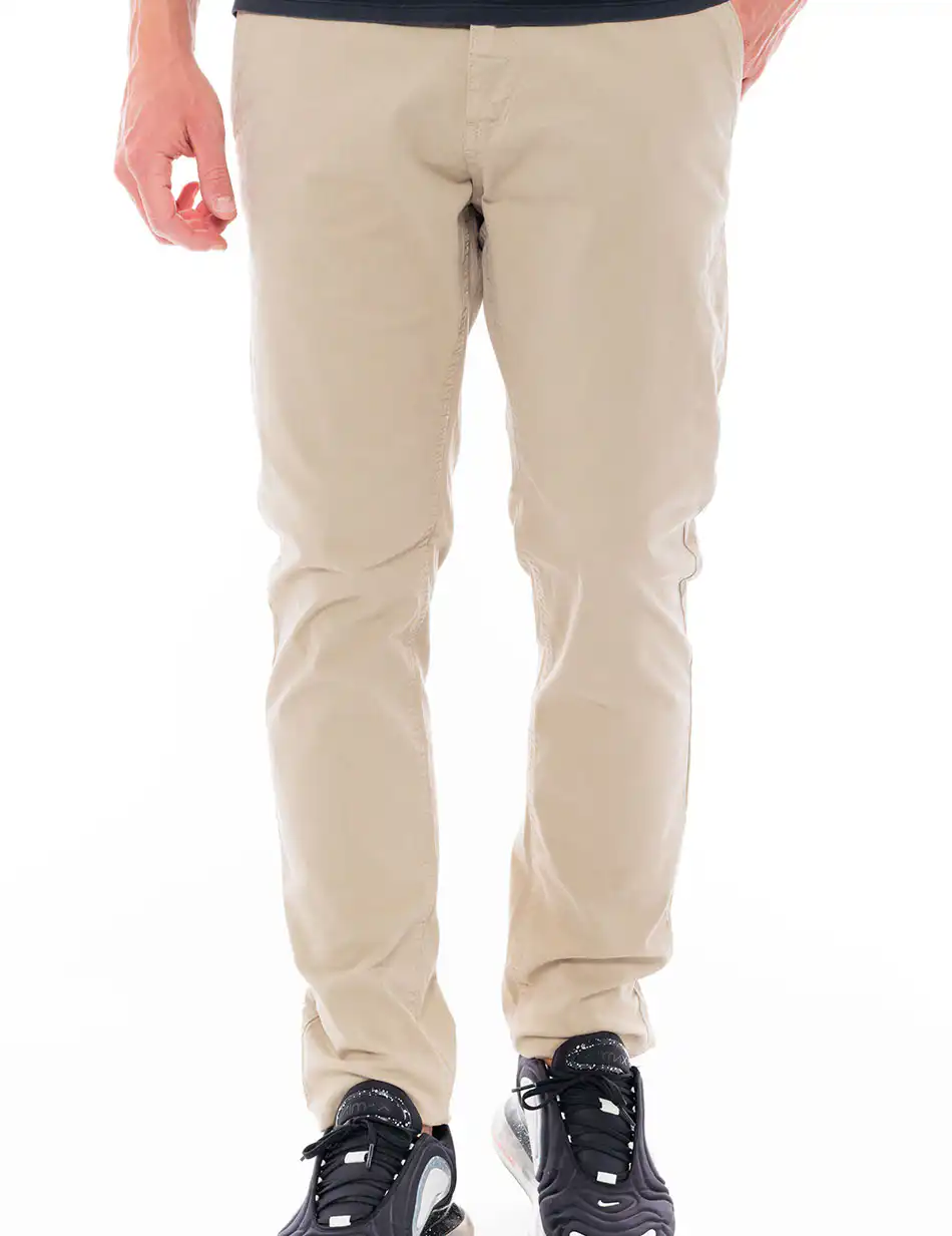 Biston fashion ανδρικό παντελόνι chinos 48-241-001 BEIGE