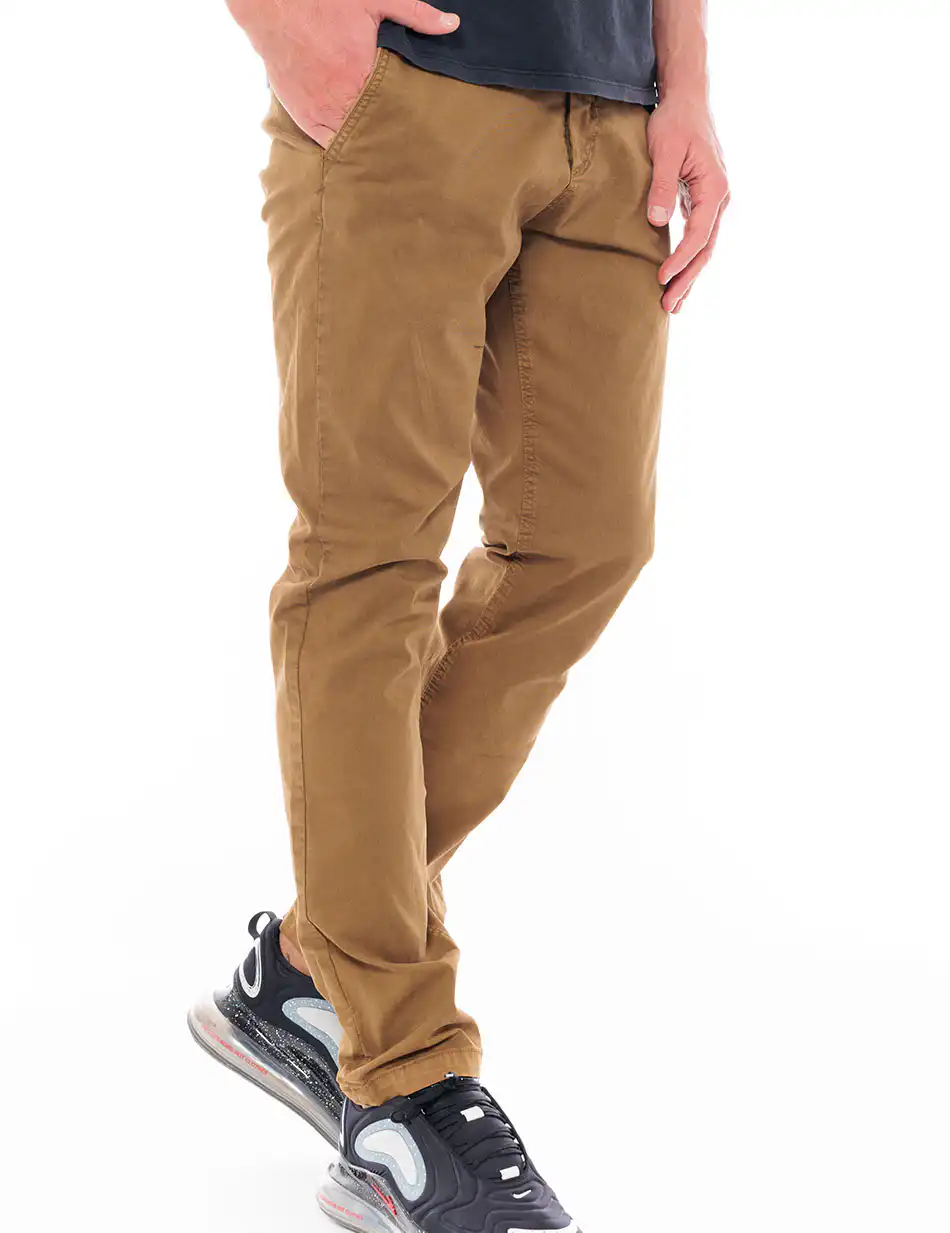 Biston fashion ανδρικό παντελόνι chinos 48-241-001 CAMEL