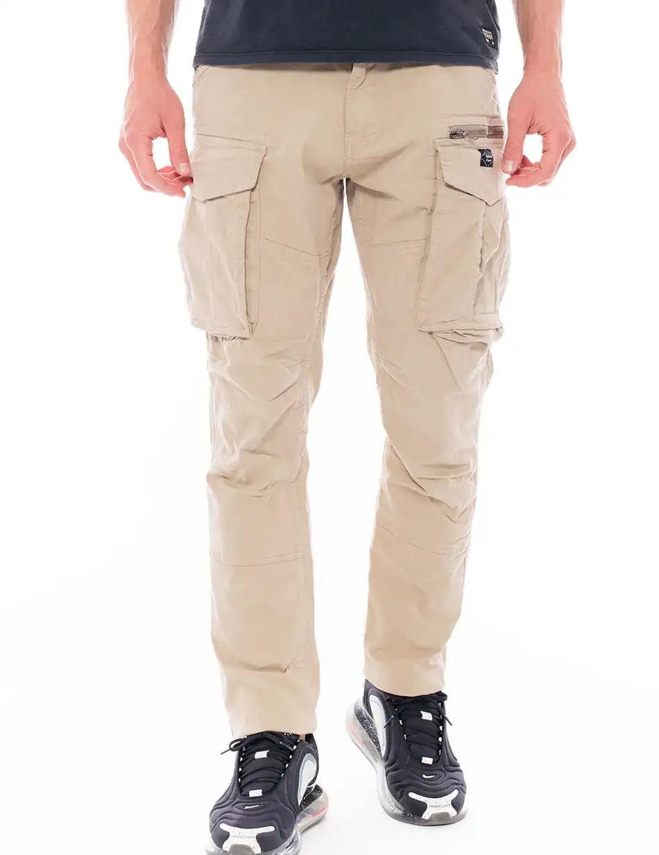 Splendid fashion ανδρικό παντελόνι cargo 48-241-003 BEIGE