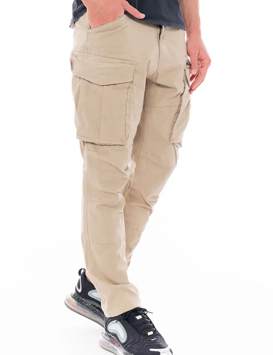 Splendid fashion ανδρικό παντελόνι cargo 48-241-003 BEIGE