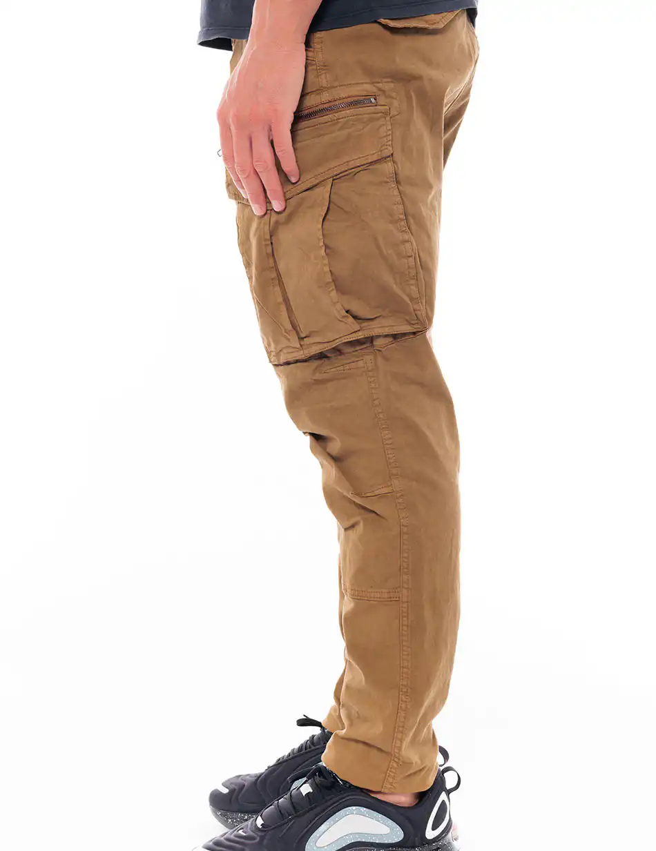 Splendid fashion ανδρικό παντελόνι cargo 48-241-003 CAMEL