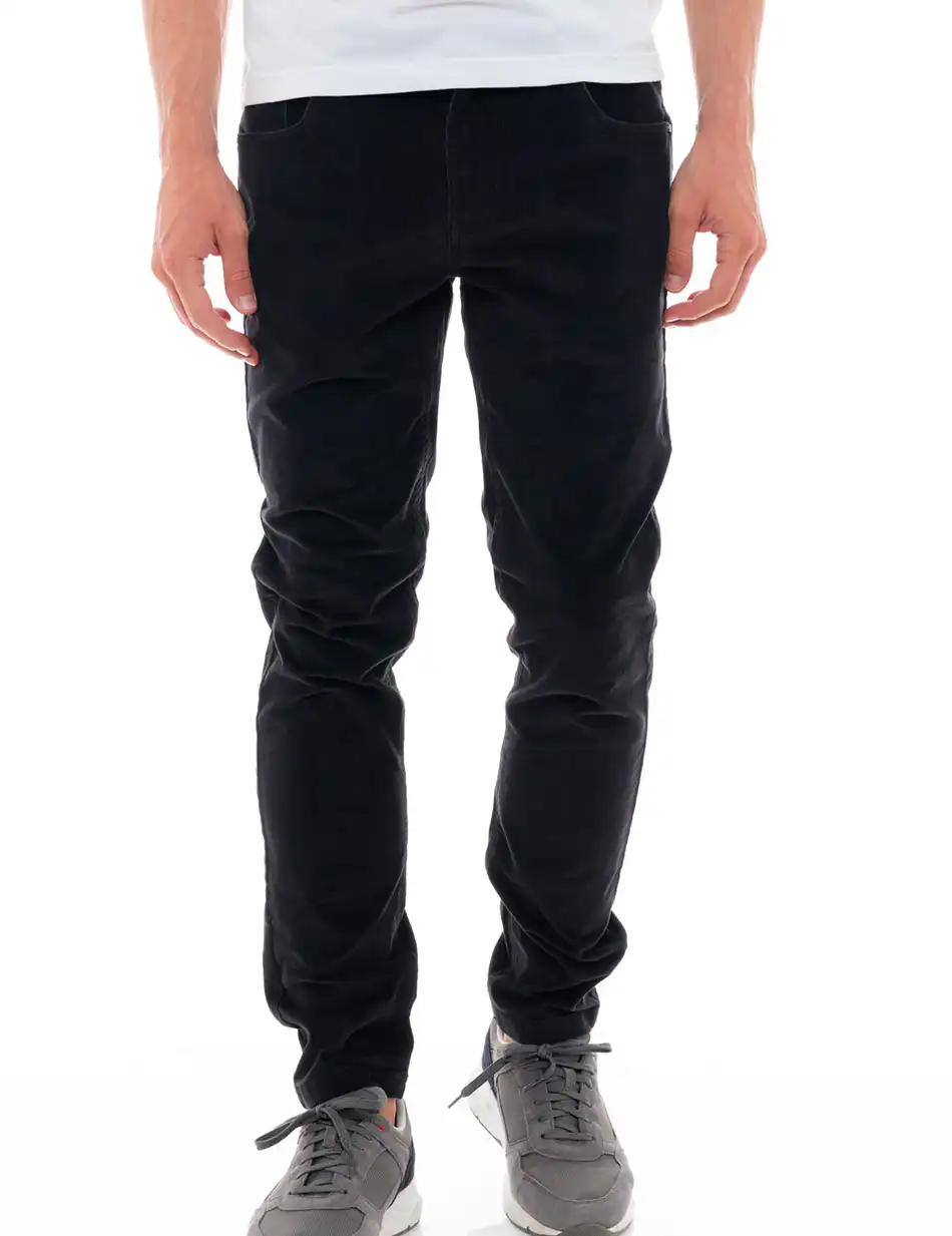 Splendid fashion ανδρικό 5τσεπο κοτλέ παντελόνι 48-241-007 BLACK