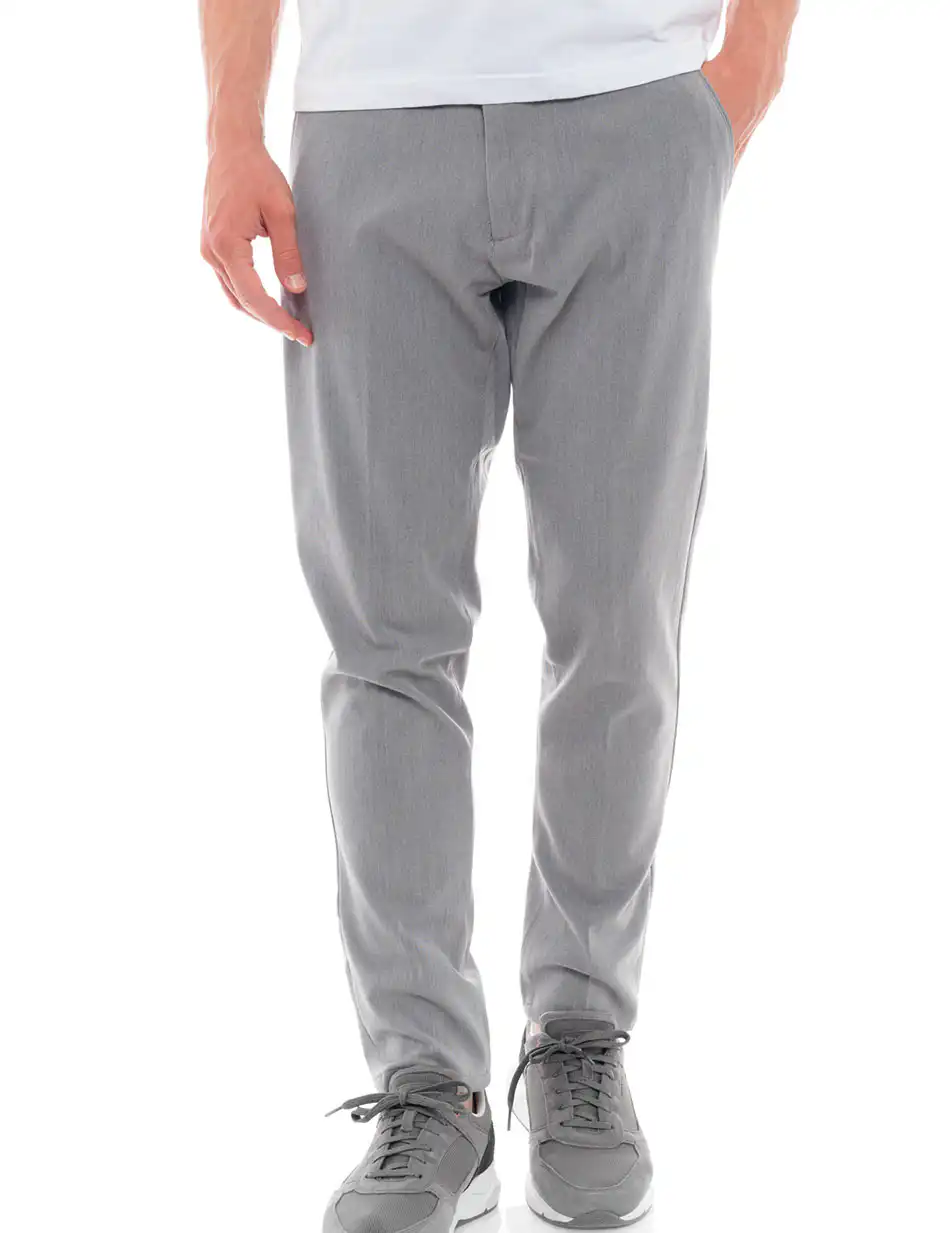 Biston fashion ανδρικό παντελόνι chinos 48-241-008 LT GREY