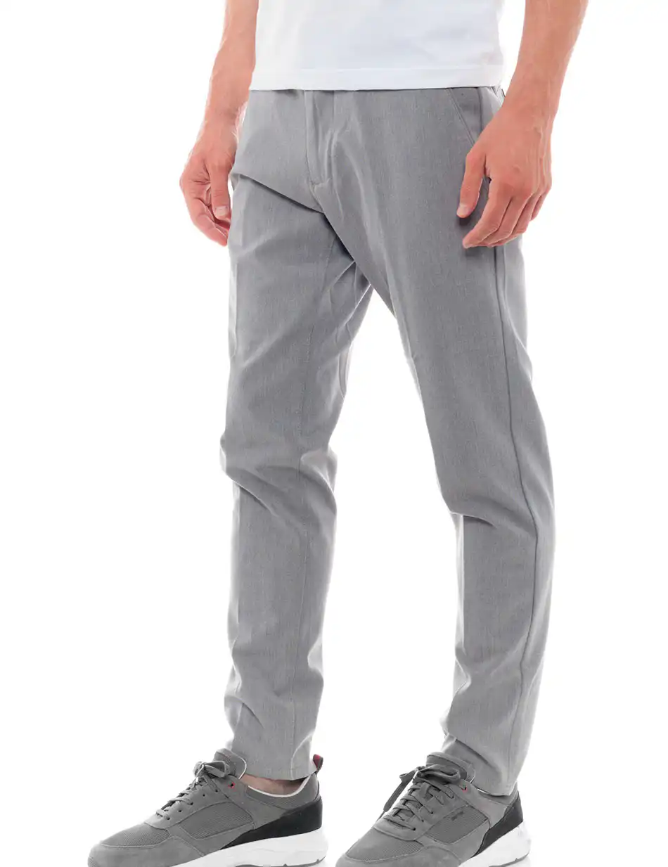 Biston fashion ανδρικό παντελόνι chinos 48-241-008 LT GREY