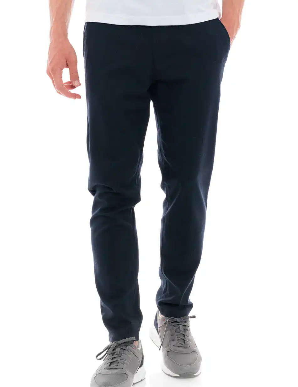 Biston fashion ανδρικό παντελόνι chinos 48-241-010 NAVY CHECK