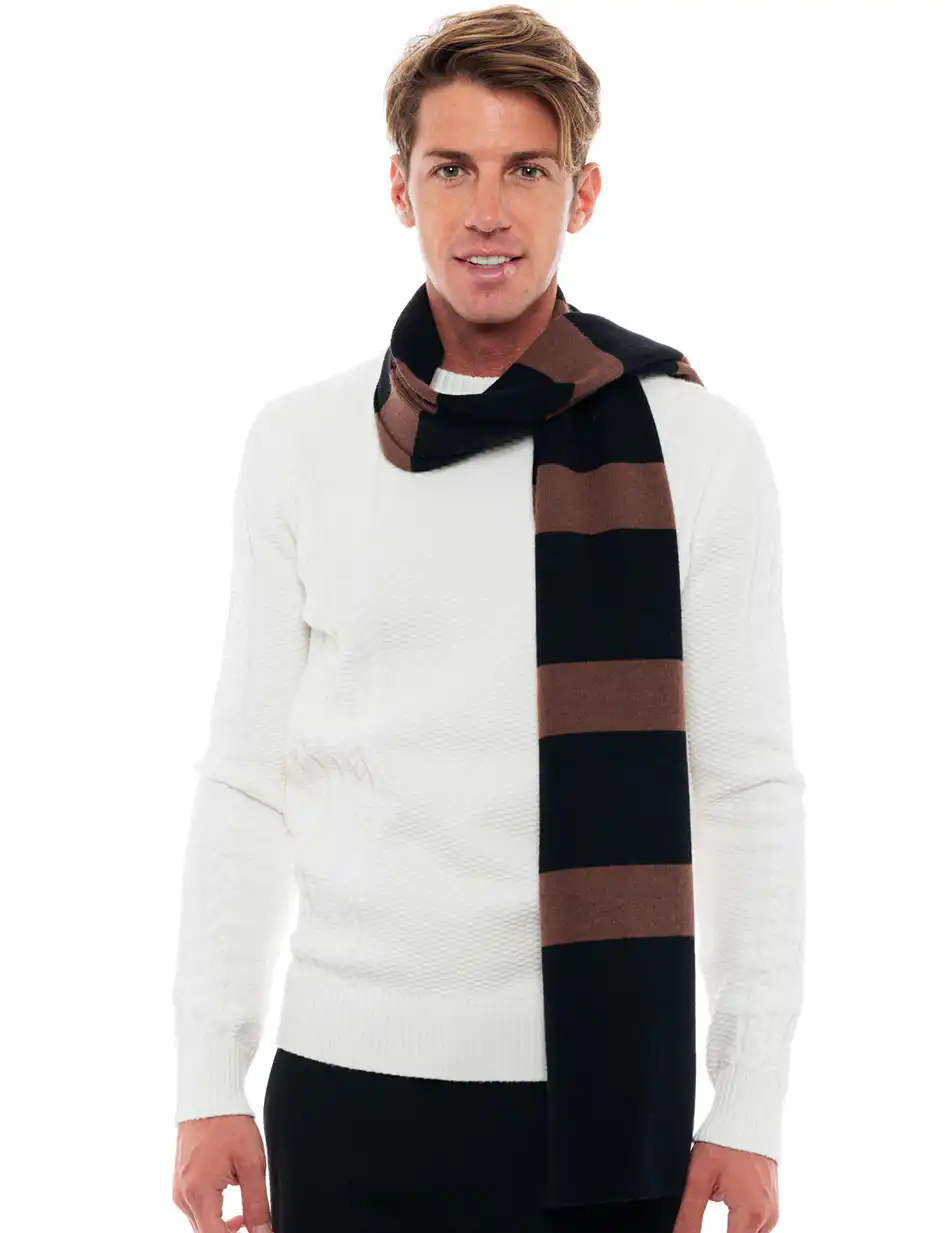 Biston fashion ανδρικό κασκώλ 48-501-008 CAMEL