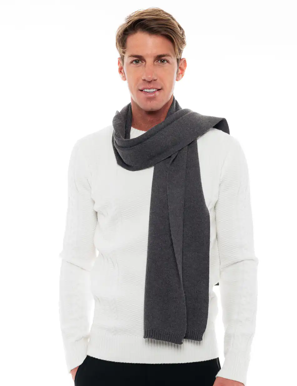 Biston fashion ανδρικό κασκώλ 48-501-009 LT GREY