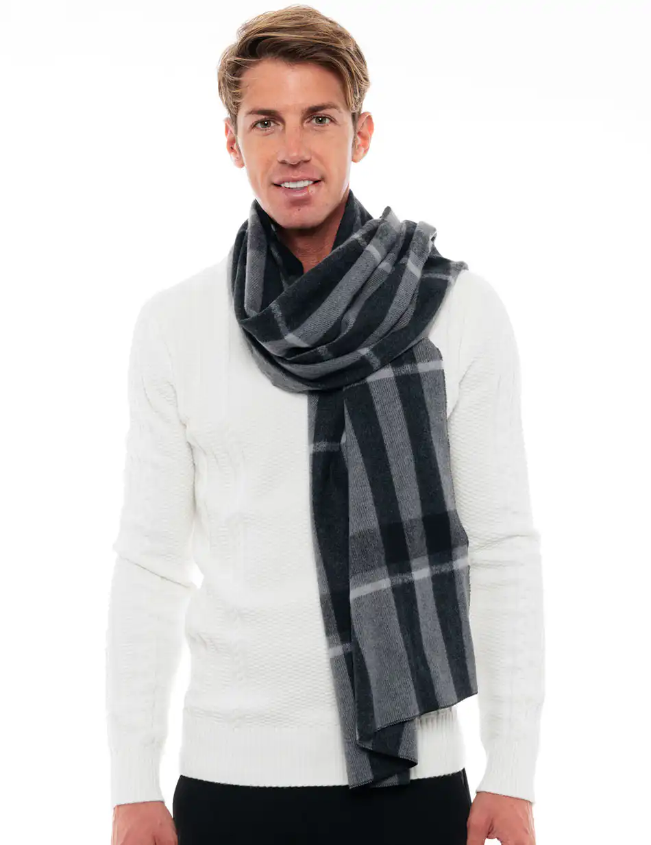 Biston fashion ανδρικό κασκώλ 48-501-011 DK GREY