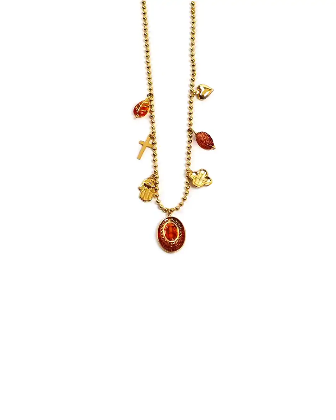 Κρεμαστό λαιμού ΟΟ-Κ510 – Καφέ Κρεμαστό λαιμού ΟΟ-Κ510 – Καφέ