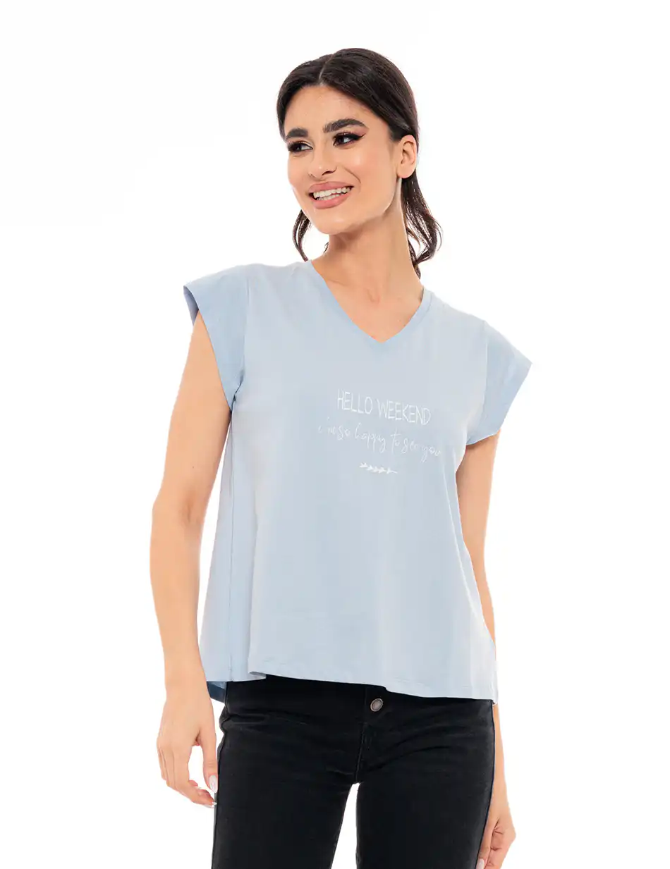 Splendid fashion γυναικείο top 49-106-015 SKY BLUE
