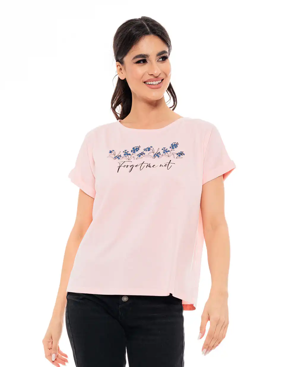Biston fashion γυναικείο top 49-106-020 PINK