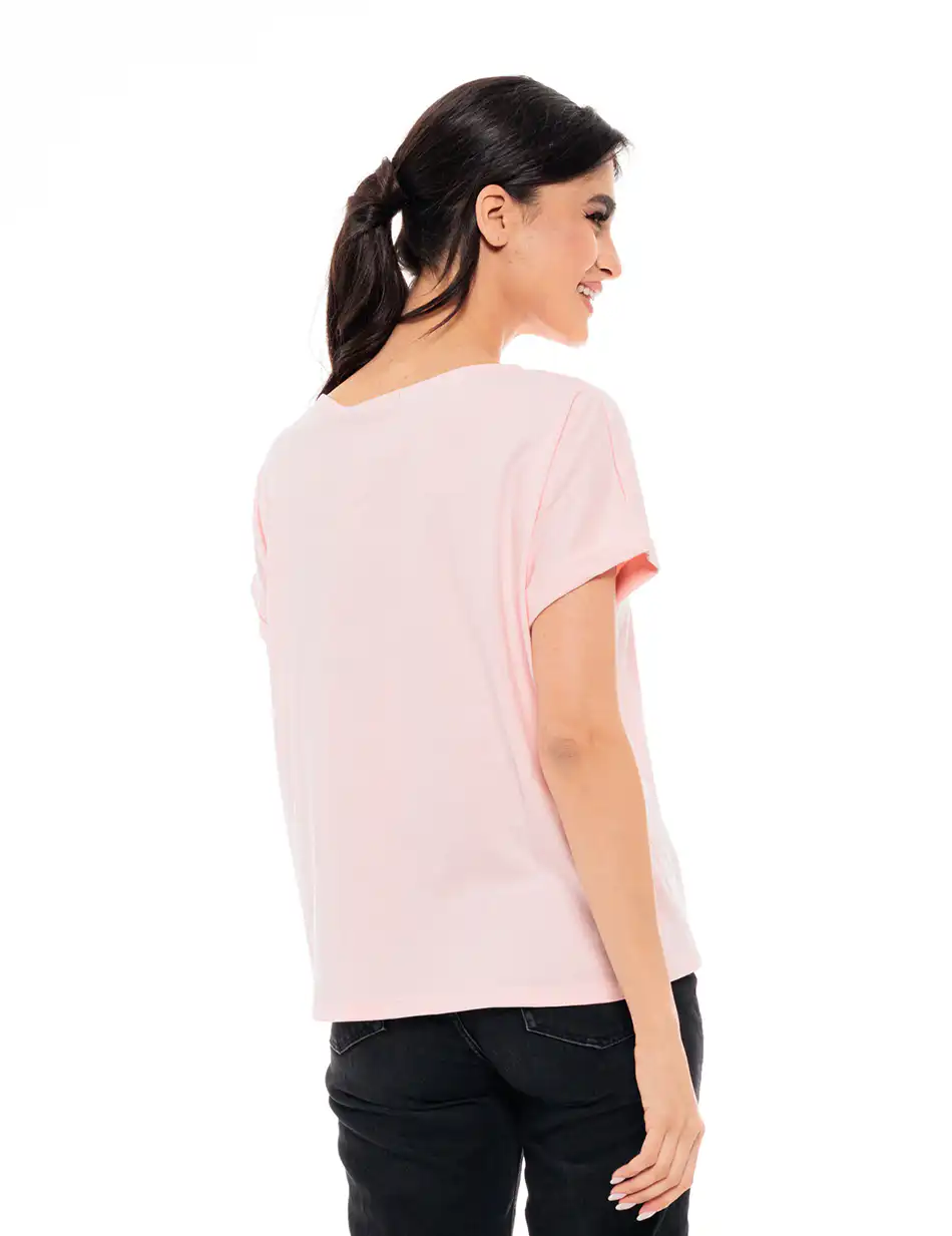 Biston fashion γυναικείο top 49-106-020 PINK