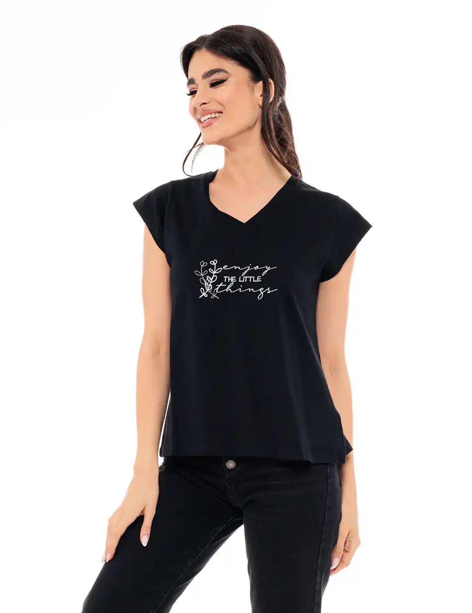 Biston fashion γυναικείο top 49-106-023 BLACK
