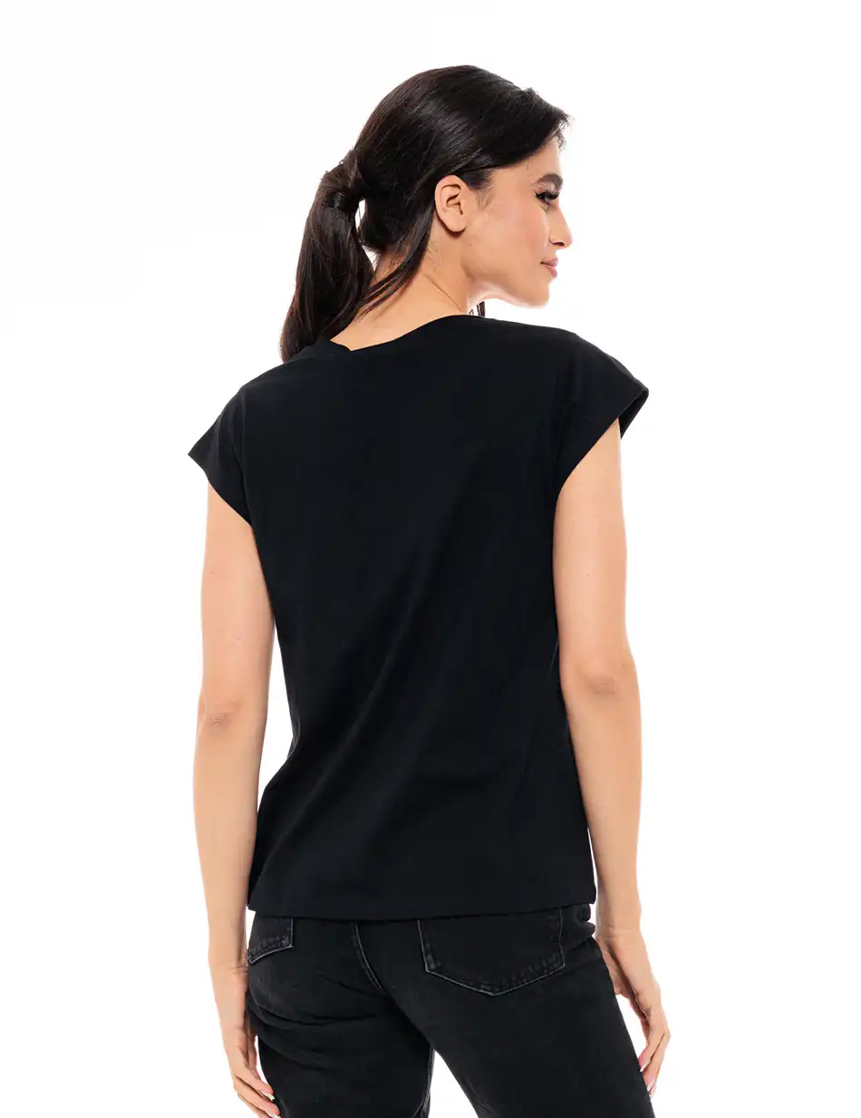 Biston fashion γυναικείο top 49-106-023 BLACK