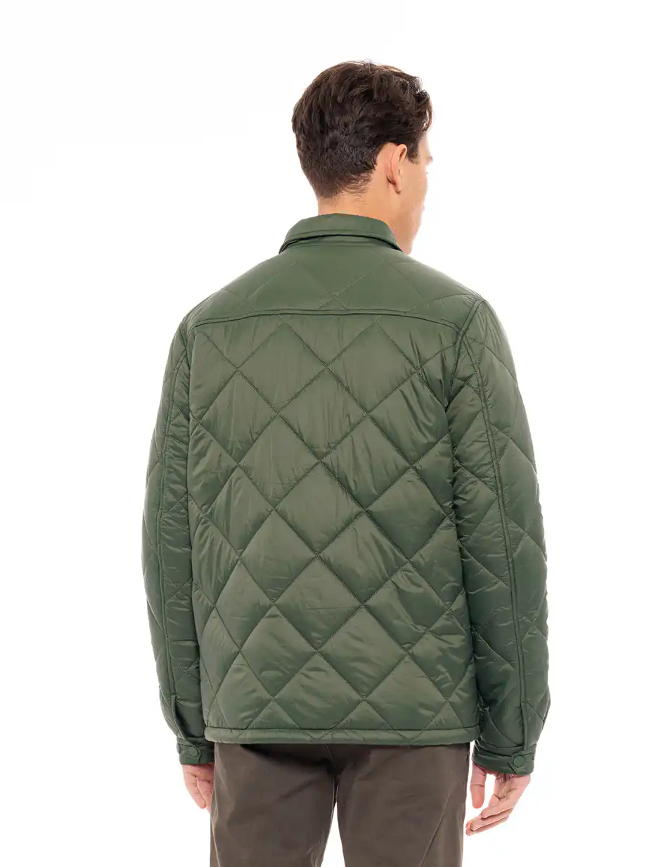 Splendid fashion ανδρικό πανωφόρι τύπου sacket 49-201-004 GREEN