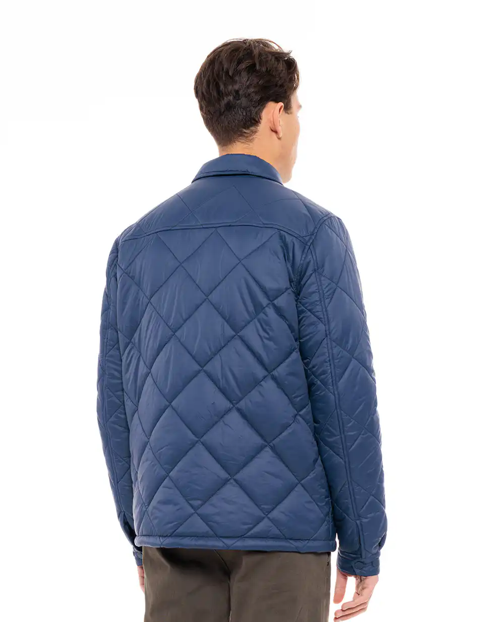 Splendid fashion ανδρικό πανωφόρι τύπου sacket 49-201-004 BLUE