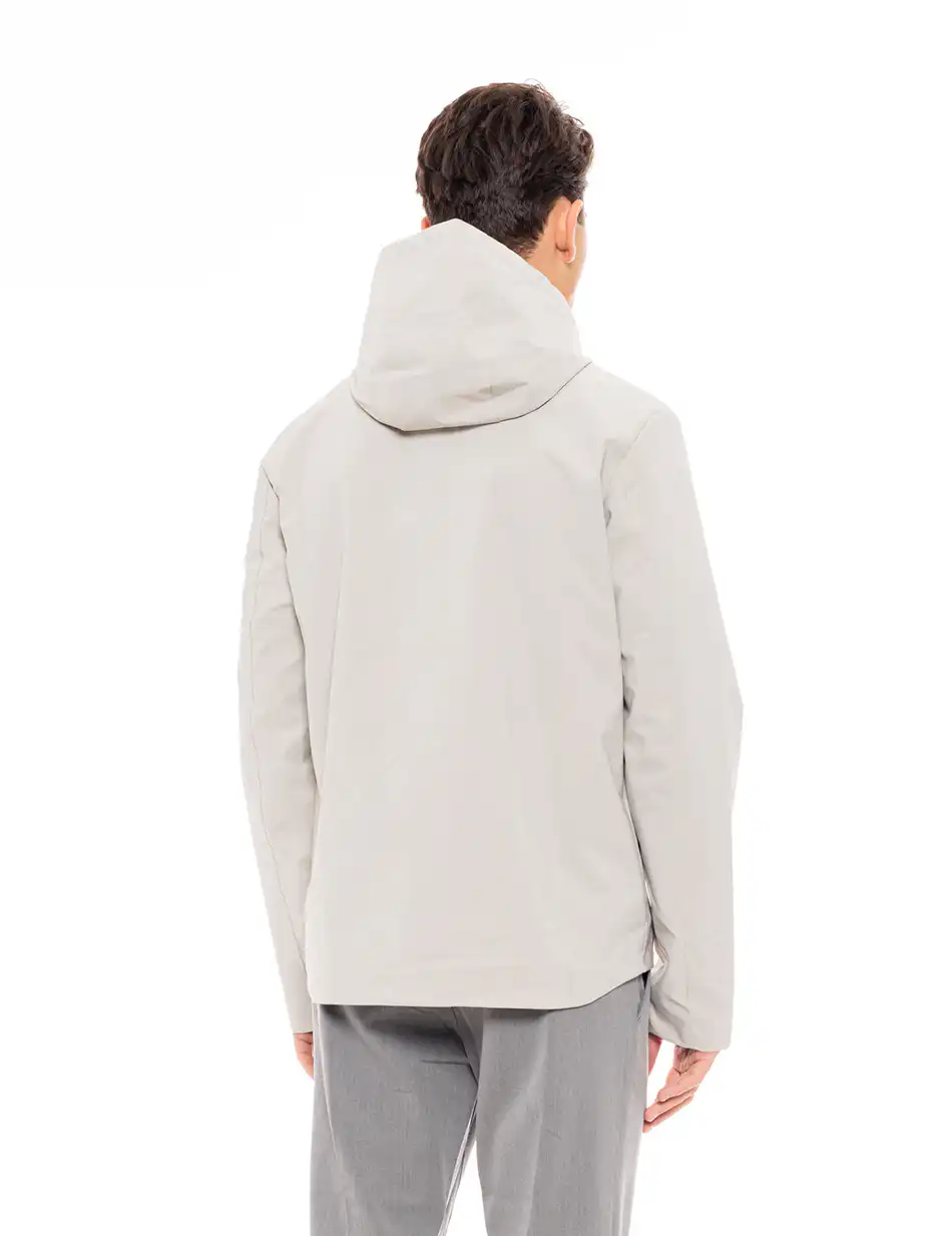 Biston fashion ανδρικό πανωφόρι με κουκούλα 49-201-017 ICE