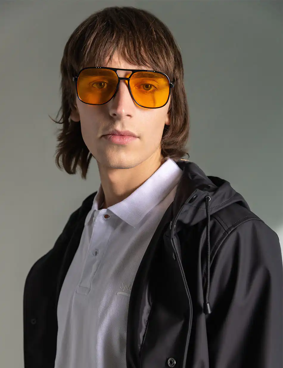 Splendid fashion ανδρικό πανωφόρι με κουκούλα 49-201-031 BLACK