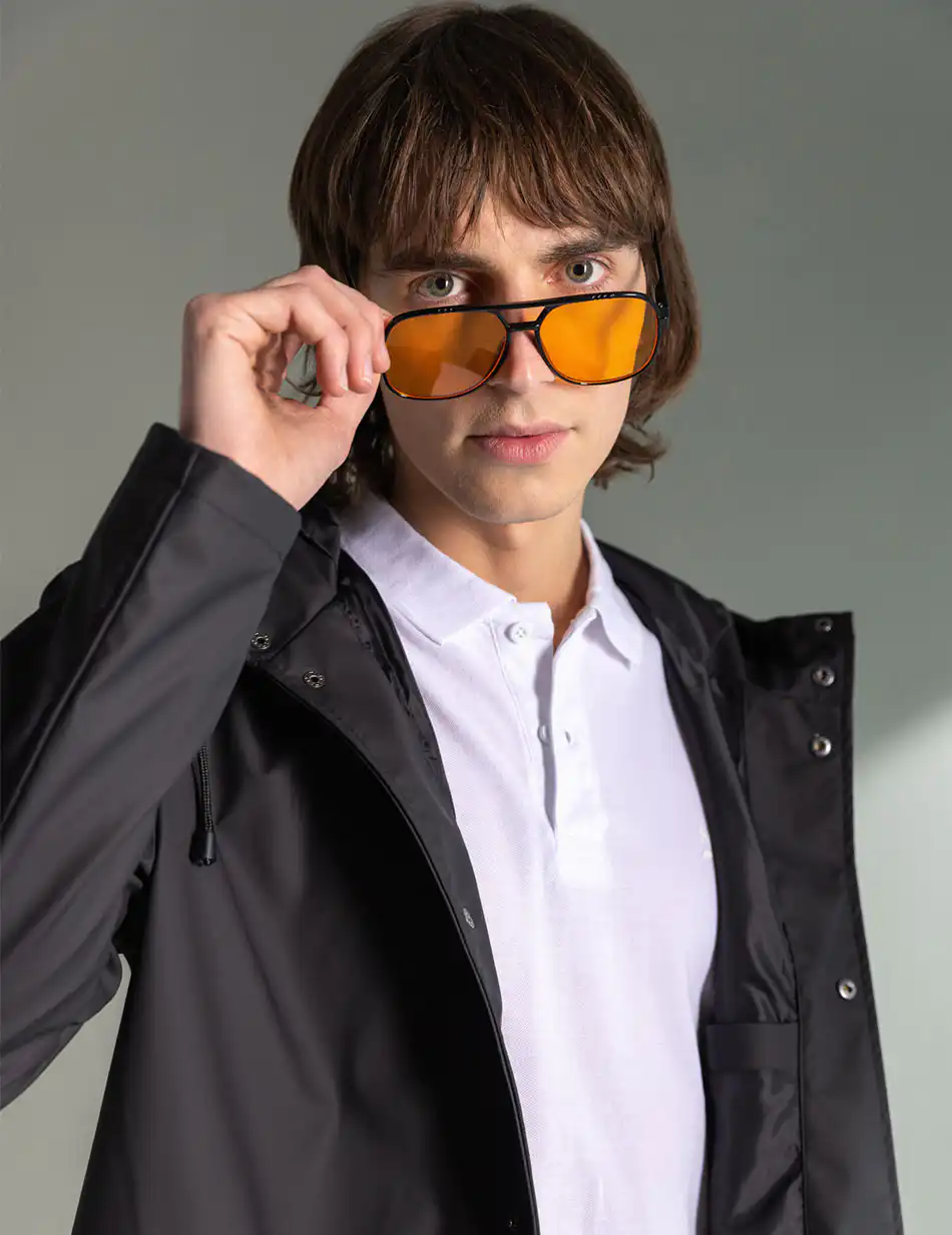 Splendid fashion ανδρικό πανωφόρι με κουκούλα 49-201-031 BLACK