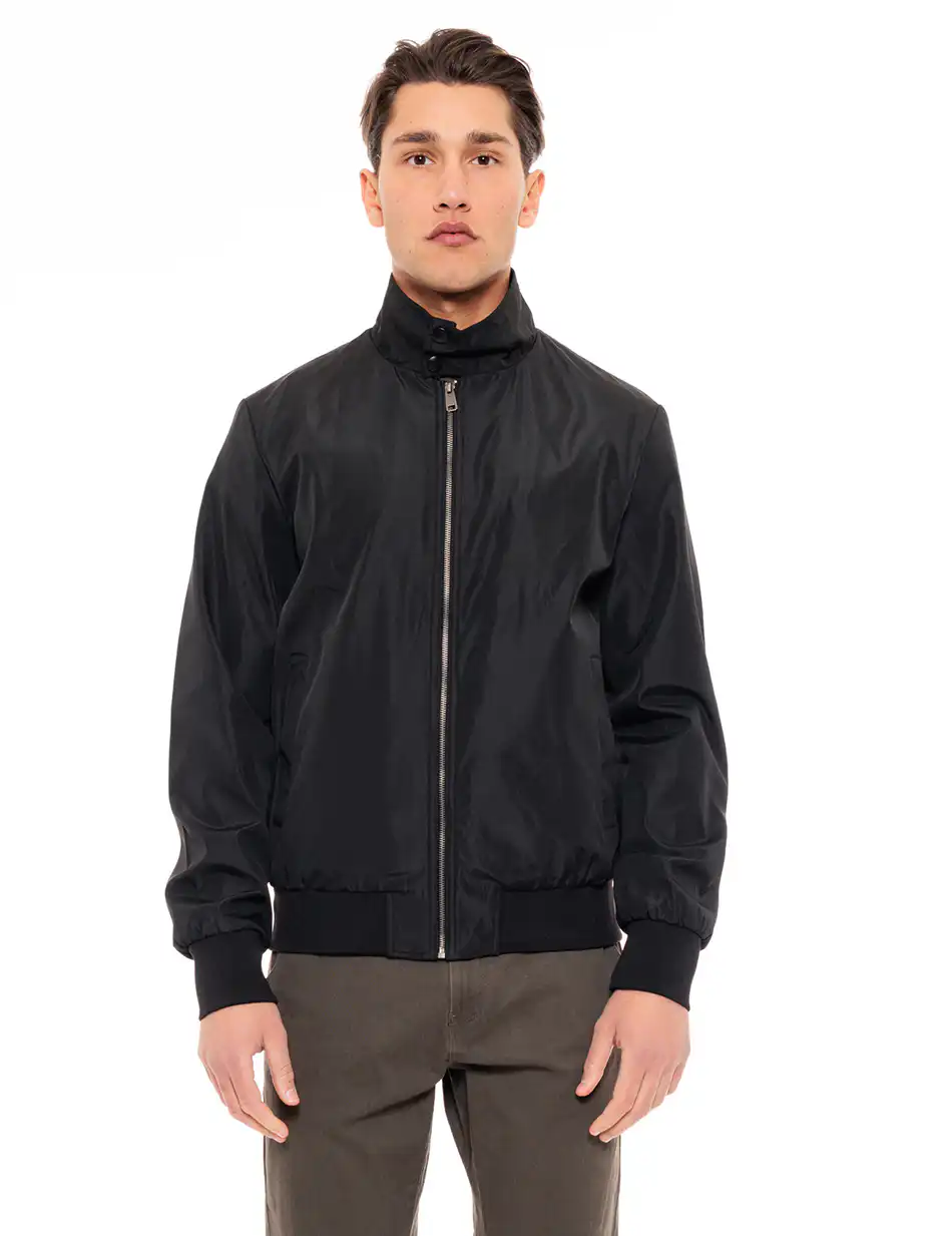 Splendid fashion ανδρικό bomber πανωφόρι 49-201-033 BLACK
