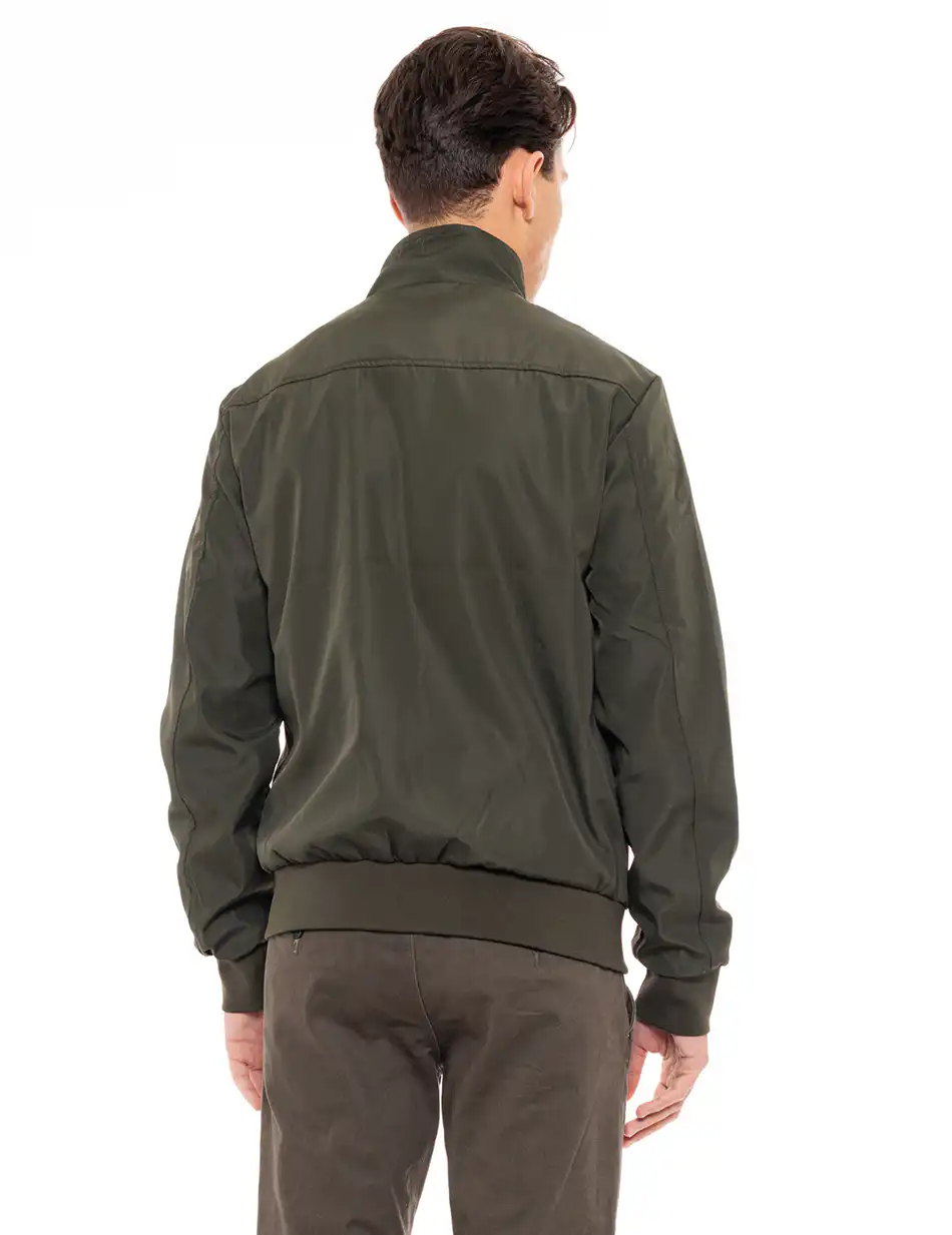 Splendid fashion ανδρικό bomber πανωφόρι 49-201-033 DK GREEN