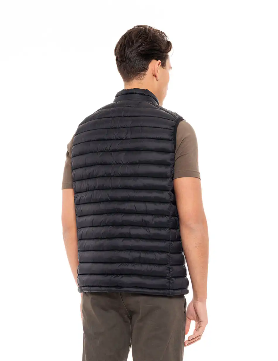 Splendid fashion ανδρικό αμάνικο με γιακά 49-202-001 BLACK