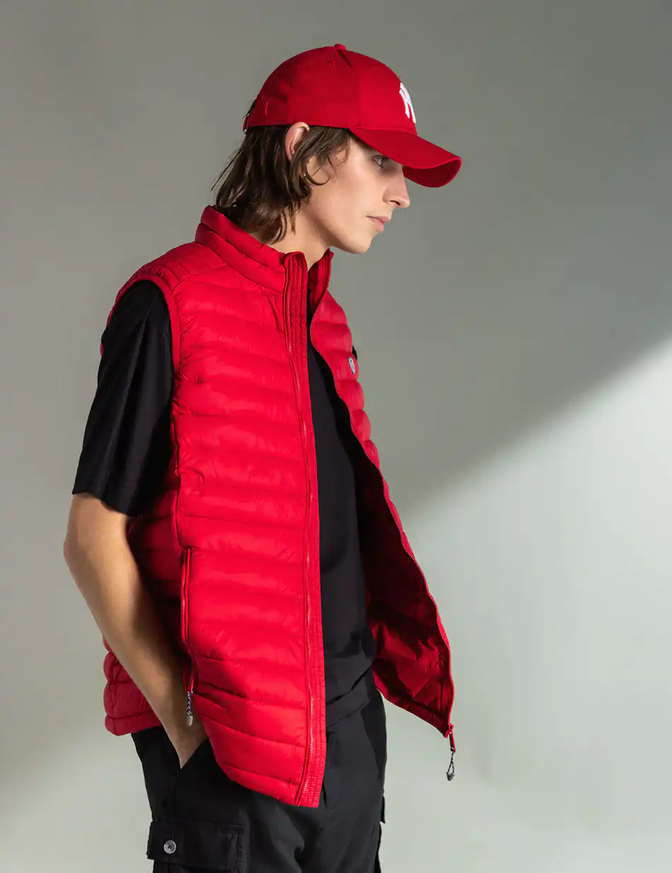 Splendid fashion ανδρικό αμάνικο με γιακά 49-202-001 RED