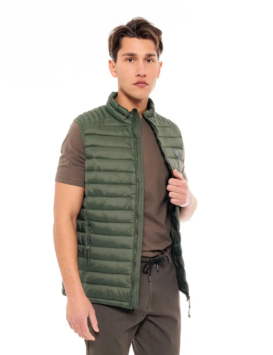 Splendid fashion ανδρικό αμάνικο με γιακά 49-202-001 GREEN