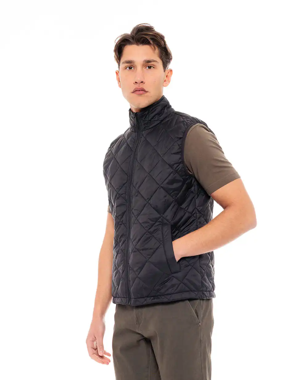 Splendid fashion ανδρικό αμάνικο με γιακά 49-202-002 BLACK