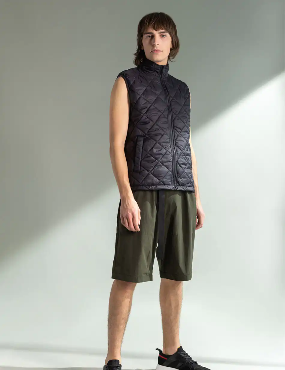 Splendid fashion ανδρικό αμάνικο με γιακά 49-202-002 BLACK