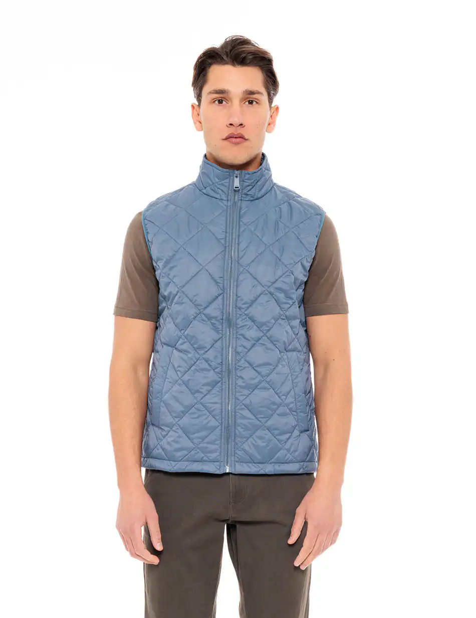 Splendid fashion ανδρικό αμάνικο με γιακά 49-202-002 INDIGO