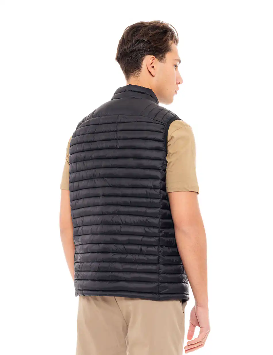 Biston fashion ανδρικό αμάνικο με γιακά 49-202-003 BLACK