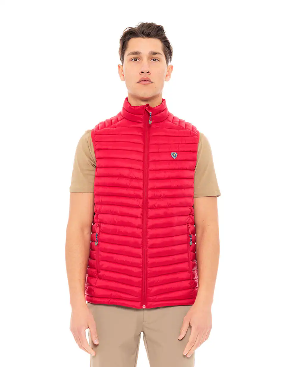 Biston fashion ανδρικό αμάνικο με γιακά 49-202-003 RED