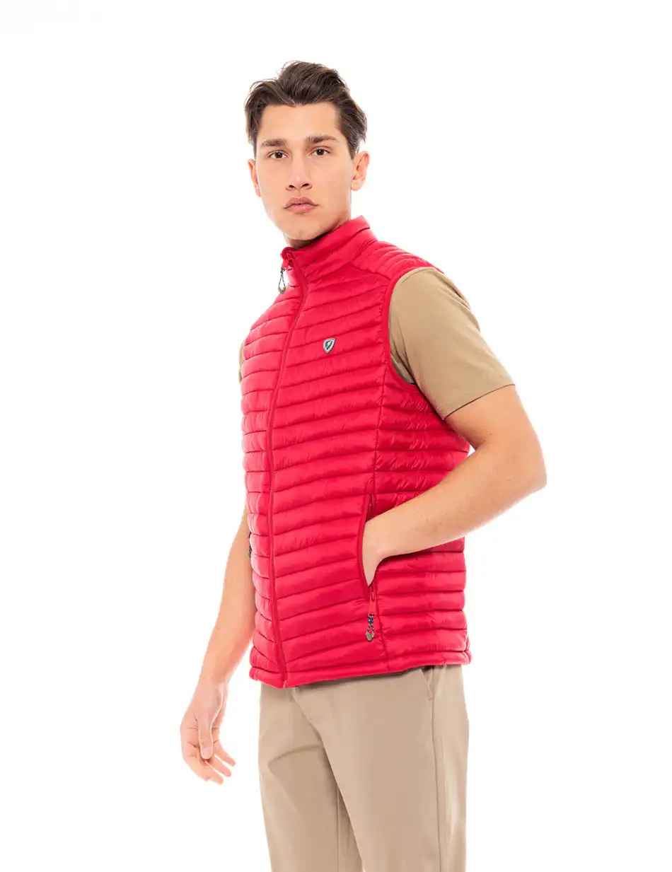 Biston fashion ανδρικό αμάνικο με γιακά 49-202-003 RED