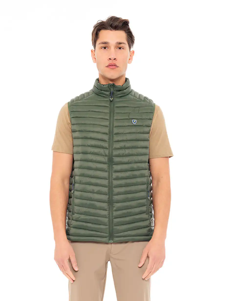 Biston fashion ανδρικό αμάνικο με γιακά 49-202-003 GREEN