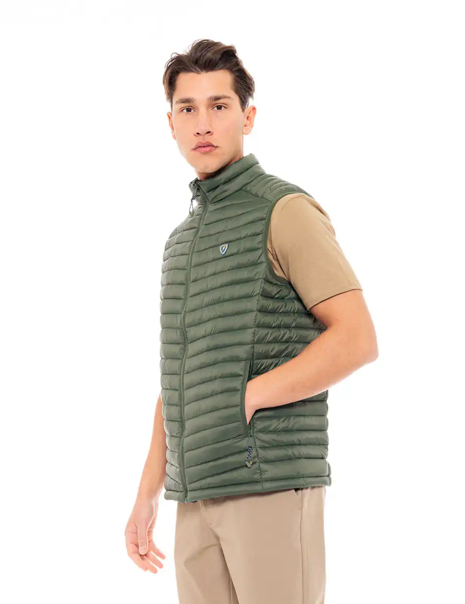 Biston fashion ανδρικό αμάνικο με γιακά 49-202-003 GREEN